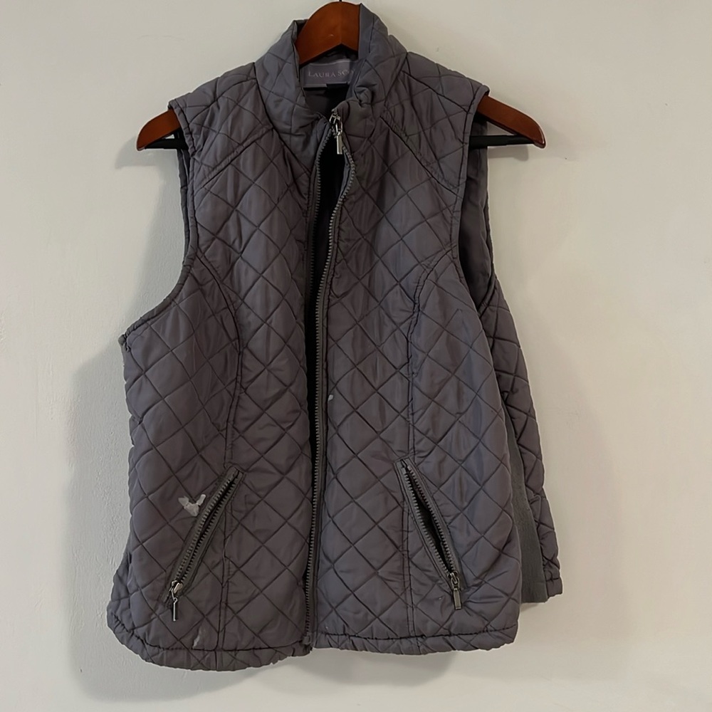 Laura Scott Grey Vest
